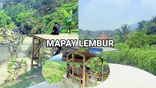 mapay lembur, nikmatnya makan nasi liwet dipinggir kali