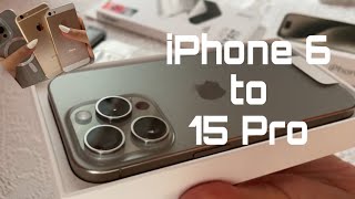 iPhone 15 Pro Unboxing 🩶 Natural Titanium | Upgrading my iPhone 6 | Spigen EZ Fit + MagSafe Wallet