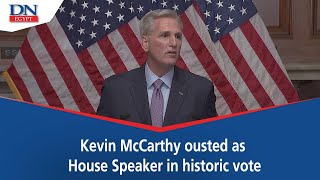 Kevin McCarthy ousted as House Speaker in historic vote