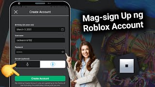 Paano Mag-sign Up sa Roblox Account - Gumawa ng Bagong roblox Account 