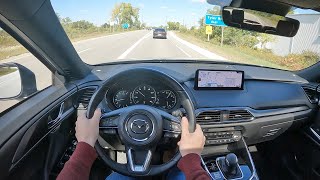 2022 Mazda CX-9 Carbon Edition - POV Test Drive (Binaural Audio)