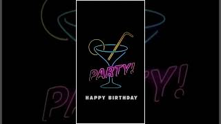 Happy birthday song status - Mix two happy birthday songs - Black Background WhatsApp status