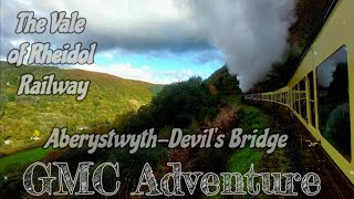 The Vale of Rheidol Railway. Aberystwyth-Devil's Bridge #Railway #steamlocomotive  #adventure