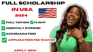 MOVE TO THE USA IN 2024 - Fully funded Masters Scholarship in USA