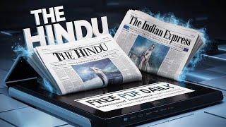 How To Download The Hindu & Indian Express Newspaper PDF Free | The Hindu Today | #thehinduanalysis