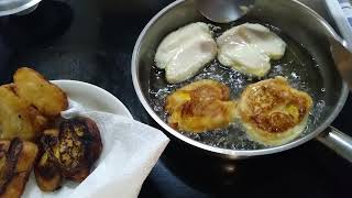 Sinapot (Maruya or Banana Fritter) using Indian Banana | Recipe No. 91