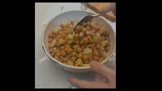 Making Chana Chat #nyrecipes #cookingrecipes #video #chat #travel #cooking #foodie