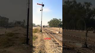 Emergency Brake apply by The Train Driver to Caution #train #trainvideo #youtube