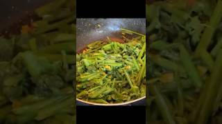 Iskut Hnah Kan Tui Tak | Fried Chayote Leaves | Iskus Ko Munta Recipe