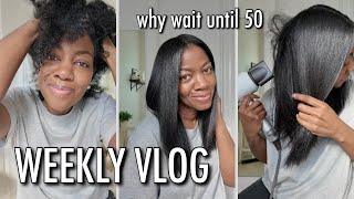 VLOG: cutting my hair, motivational moment, all over the place 🤪