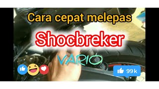 Cara cepat melepas shockbeker belakang vario 125