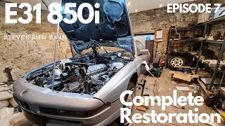 BMW E31 850i "Glacier" - Complete Restoration - Bead Blasting/Plugs/VC Gaskets - Episode 7