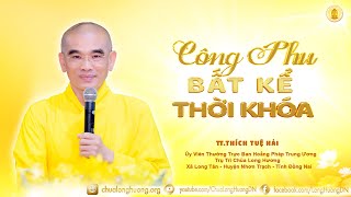 Công Phu Bất Kể Thời Khóa - TT. Thích Tuệ Hải - Chùa Long Hương