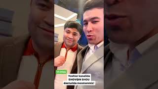 bunyodbek Odilbekov YOSHLAR kanalida Wovqin wov korsatuvida mexmon #tiktok #uzbekiston #namangan