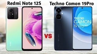 Redmi note 12S vs Tecno Camon 19 Pro Full  Features  Comparison | Best Budget Phone