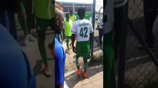 Mufulira Wanderers Players Entering Chambishi stadium in Reverse Order