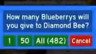 I used 482 blueberrys on this