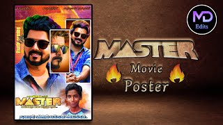 ⚡⚡Congratulations on the success of Master Movie Poster Design in Tamil | MD Edits⚡⚡