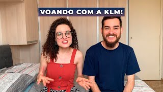 VOANDO com a KLM pela primeira vez! Como foi a nossa experiência