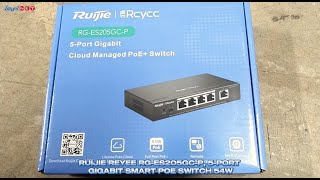 RUIJIE REYEE RG-ES205GC-P, 5-PORT GIGABIT SMART POE SWITCH 54W