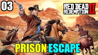 Unbelievable Prison Escape in RDR2:  Ultimate Gang Fight | Gameplay