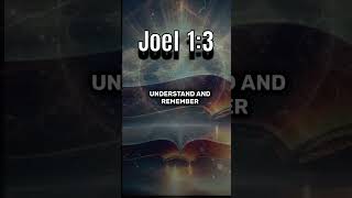 Joel 1:3  #biblestudy #biblicalinsights #bibleverse #commentary