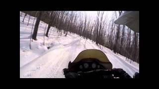 snowmobile ride to table rock