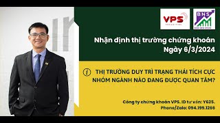 Nhận định thị trường ngày 6/3: DUY TRÌ TRẠNG THÁI TÍCH CỰC