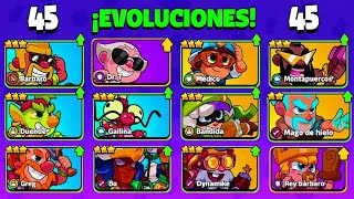 ¡45 EVOLUCIONES A LA VEZ *BRUTAL*! 🤐 || Squad Busters