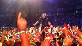 Bruce Springsteen - Crowd Surfing - April 3, 2012 -- Izod Center, East Rutherford, NJ, USA