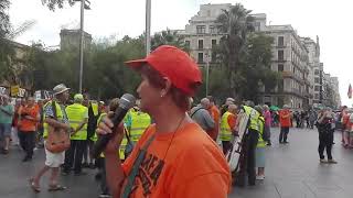 Cançons iaioflautes concentració Marea pensionista Pl. Universitat 24 setembre 2018