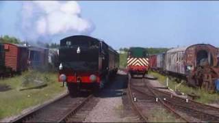 RSH Ugly 0-6-0ST 56 and 08 13180 at Ruddington