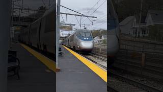 Acela coming through hot! #amtrak #train #fast