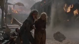 Death of Jaime Lannister and Cersie  Arya escapes king's landing game of thrones season8 episode 5