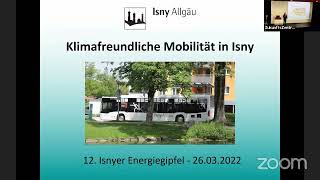 Klimafreundliche Mobilität in Isny - Mobilitätszentrale - Klause, Kolb - 12. Energiegipfel Isny