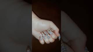 Bling Sparkle Extra Bling Hot Nails #nailstyle #blingnails #theshanglala