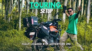 Touring Setup For KTM 390 Adventure | ViaTerra Saddle bag & Tank Bag