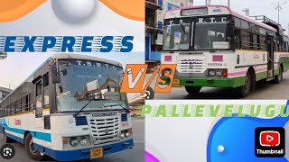 TGSRTC BUS RACE || EP-4 || EXPRESS V/S PALLEVELUGU || NAGARKURNOOL TO MAHABUBNAGAR || WATCH TILL END