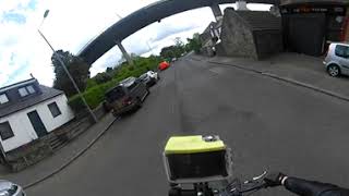 360 camera on motorised bicycle 80cc