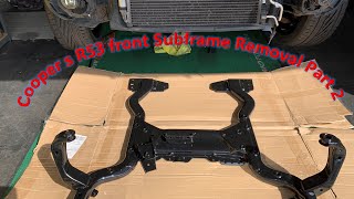 Mini Cooper s R53 Front subframe removal part 2