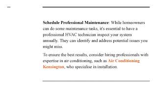 Importance of Regular AC Maintenance