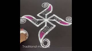 Kirthigai 2022 special kolam Beautiful double stroke rangoli design#traditionalmuggulu #kolam