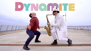 BTS - "Dynamite" (방탄소년단) | Daniele Vitale with Dancing Guy (Sax Cover)