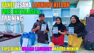 FREE INSTALASI & TRAINING MINGGU KE-2 REVIEW PAKET USAHA LAUNDRY KILOAN JAKARTA 2023