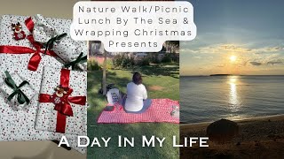 A Day in My Life! Wrapping Christmas Presents! Finishing up the Book Advent Calendar! Picnic! Sea!