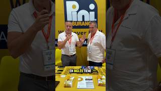 Con Pini Insurance desde la feria de franquicia en Ft Lauderdale #pini #franquicias #miami