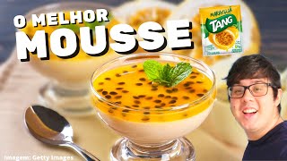 O MELHOR MOUSSE DE MARACUJÁ COM APENAS 4 INGREDIENTES | RÁPIDO E FÁCIL