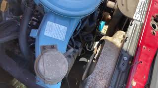 Electric fan testing on Subaru Brumby/Brat