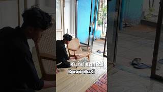 Kursi Teras Kayu Jati di anyam dengan rotan #irealgalleryfurniture #kursiteras#kursiterasrotan