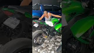 kawazaki ninja zx10r exhaust sound 🔊💥